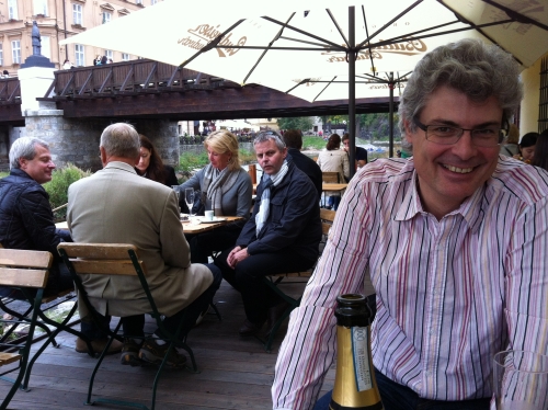 Markus nach Prosecco sehr entspannt!